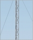 Abgespannter Gittermast (M250, 16m)